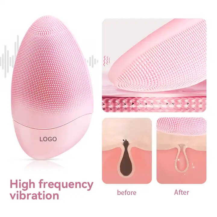 Skb - 1811c Étanche USB Vibration exfoliant sonique électrique visage silicone brosse équipement de nettoyage 