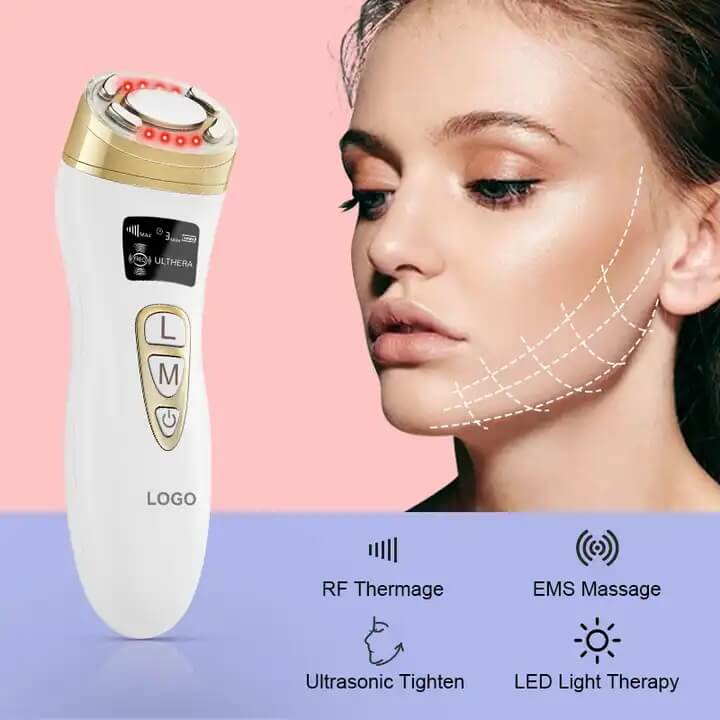 Skb - 1803 ultrasonique RF EMS guidé rides soins de la peau anti - âge Beauty meter 