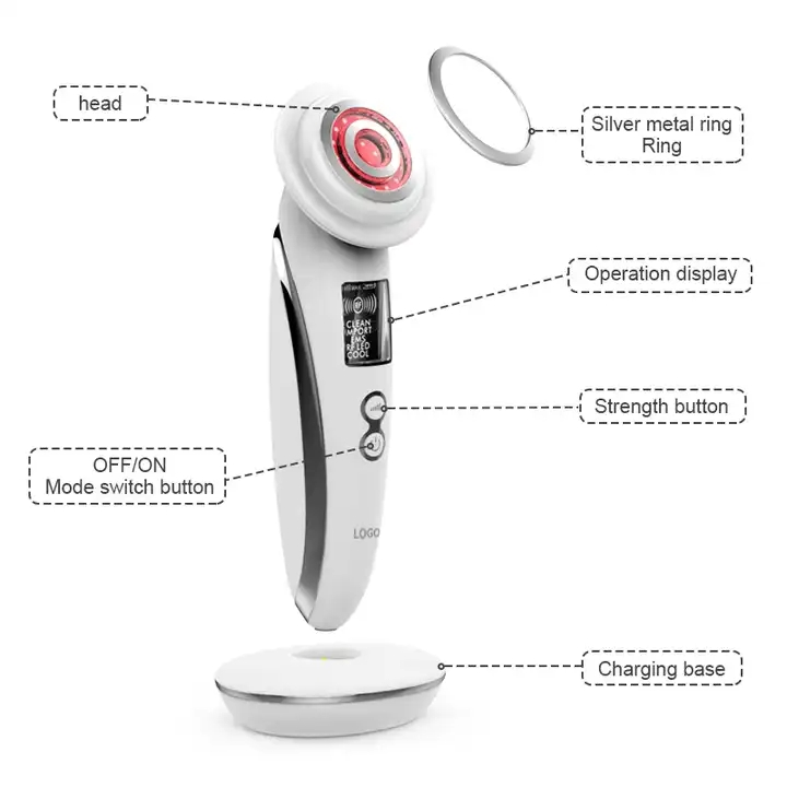 Skb - 1703 portable RF Lifting visage Lifting EMS massage du visage LED photon Beauty meter 